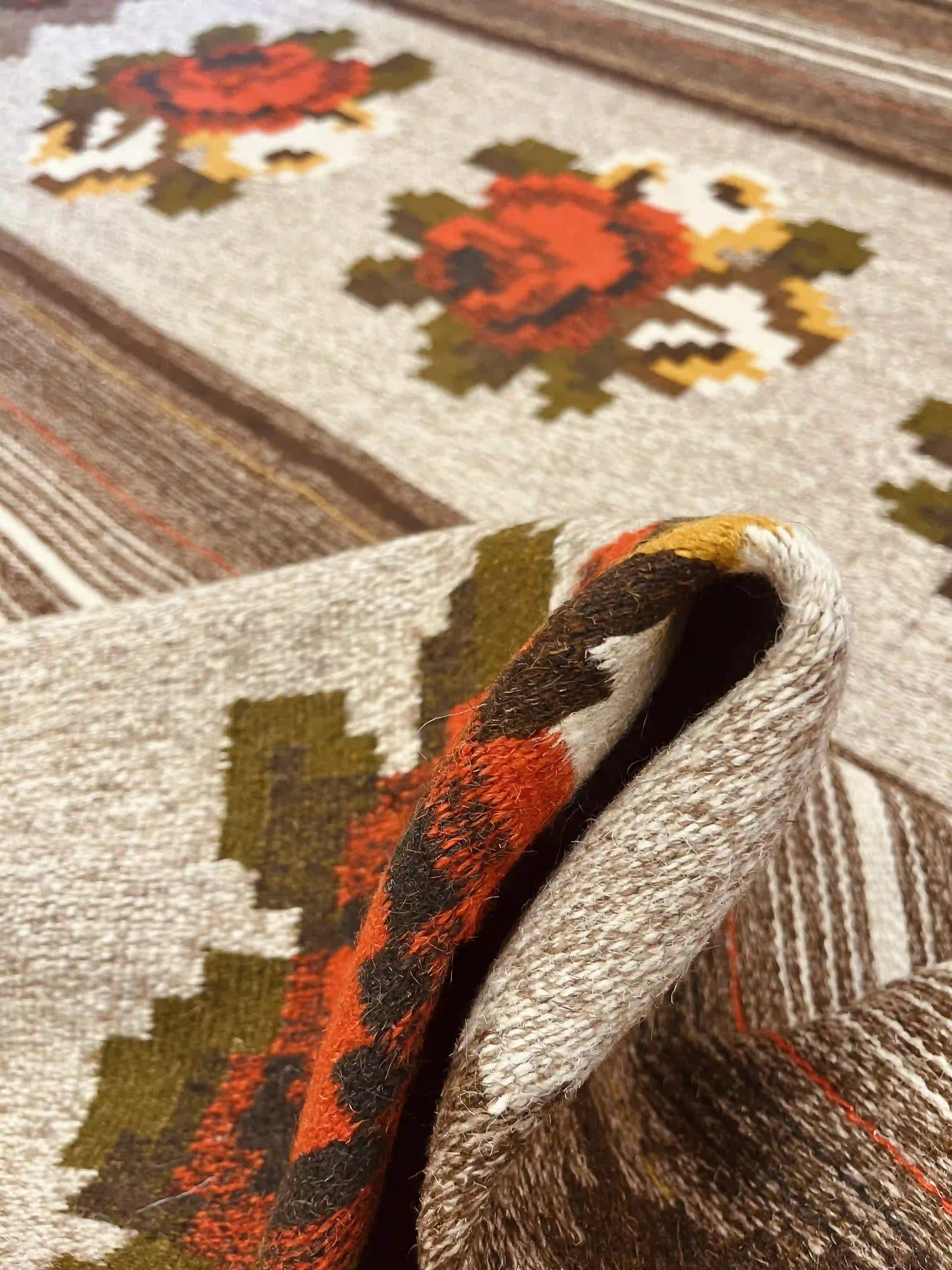 שטיח קילים מולדובי 01 חום צבעוני 275*157 | KILIM
