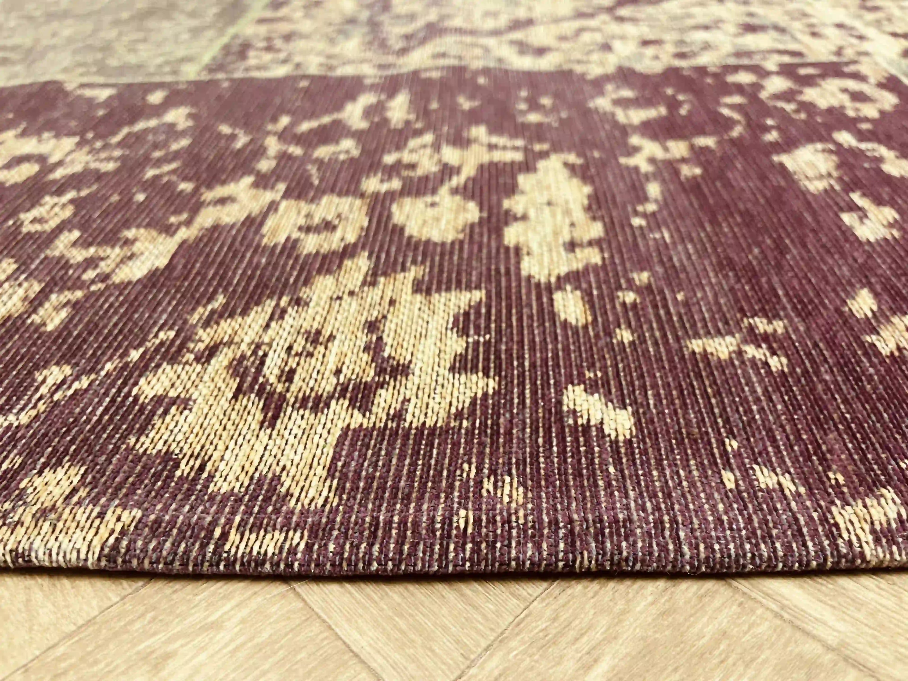 שטיח טלאים 165 סגול/צהוב | PATCH