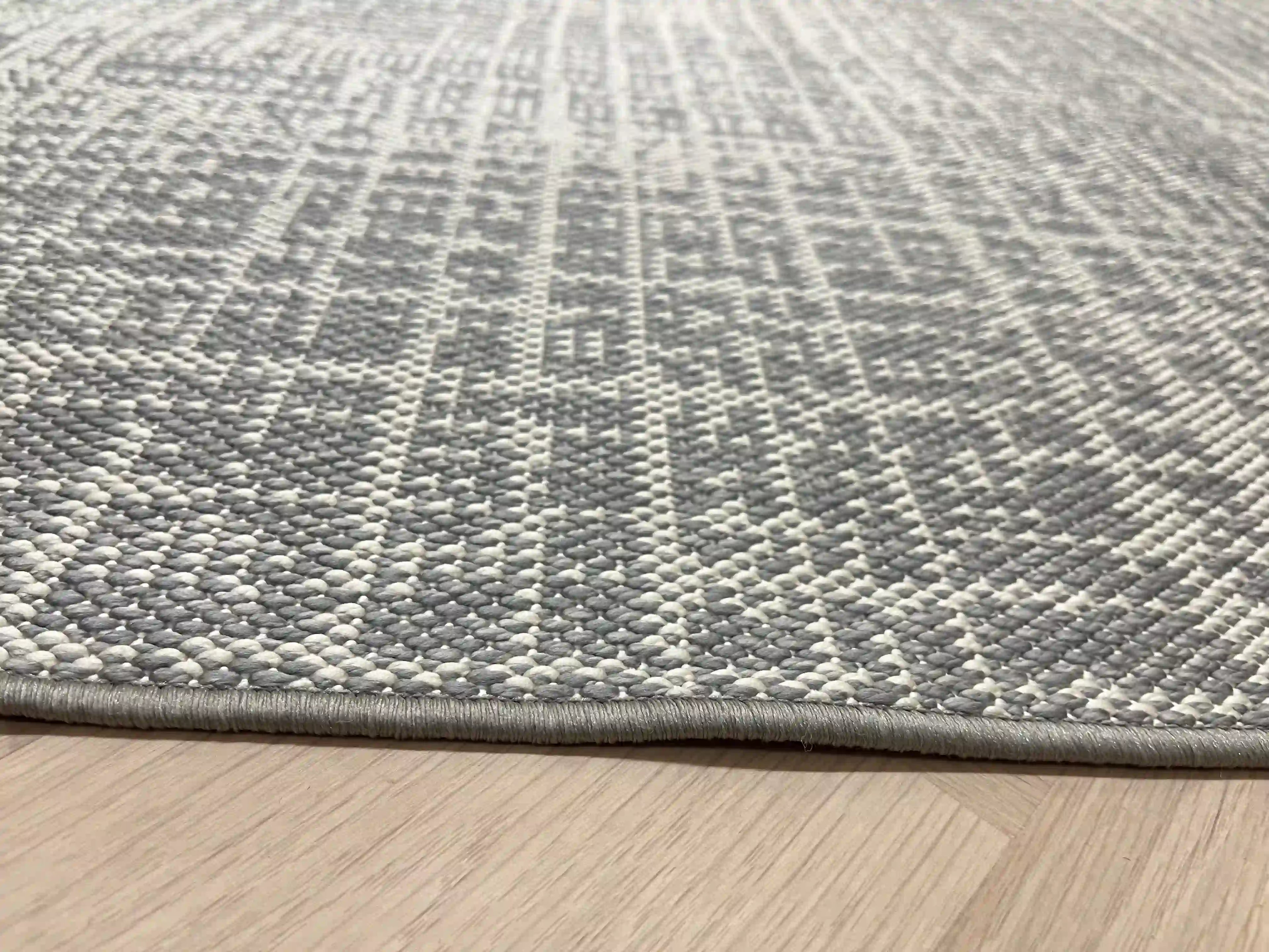 שטיח עידן חוץ פנים 252 01 אפור/קרם | IDAN Outdoor/Indoor