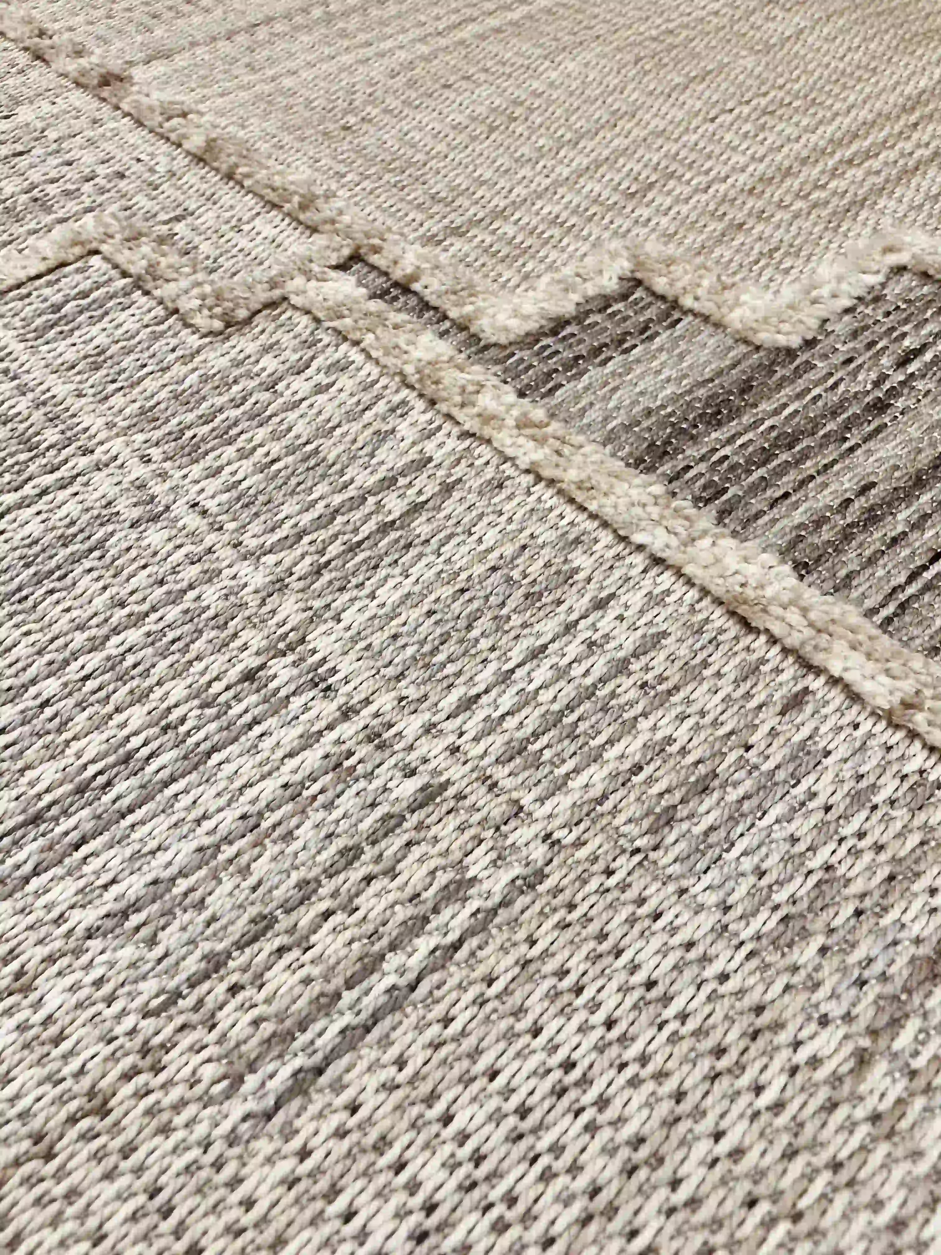 שטיח סקנדינבי 253-01 אפור/בז' | SCANDINAVIAN