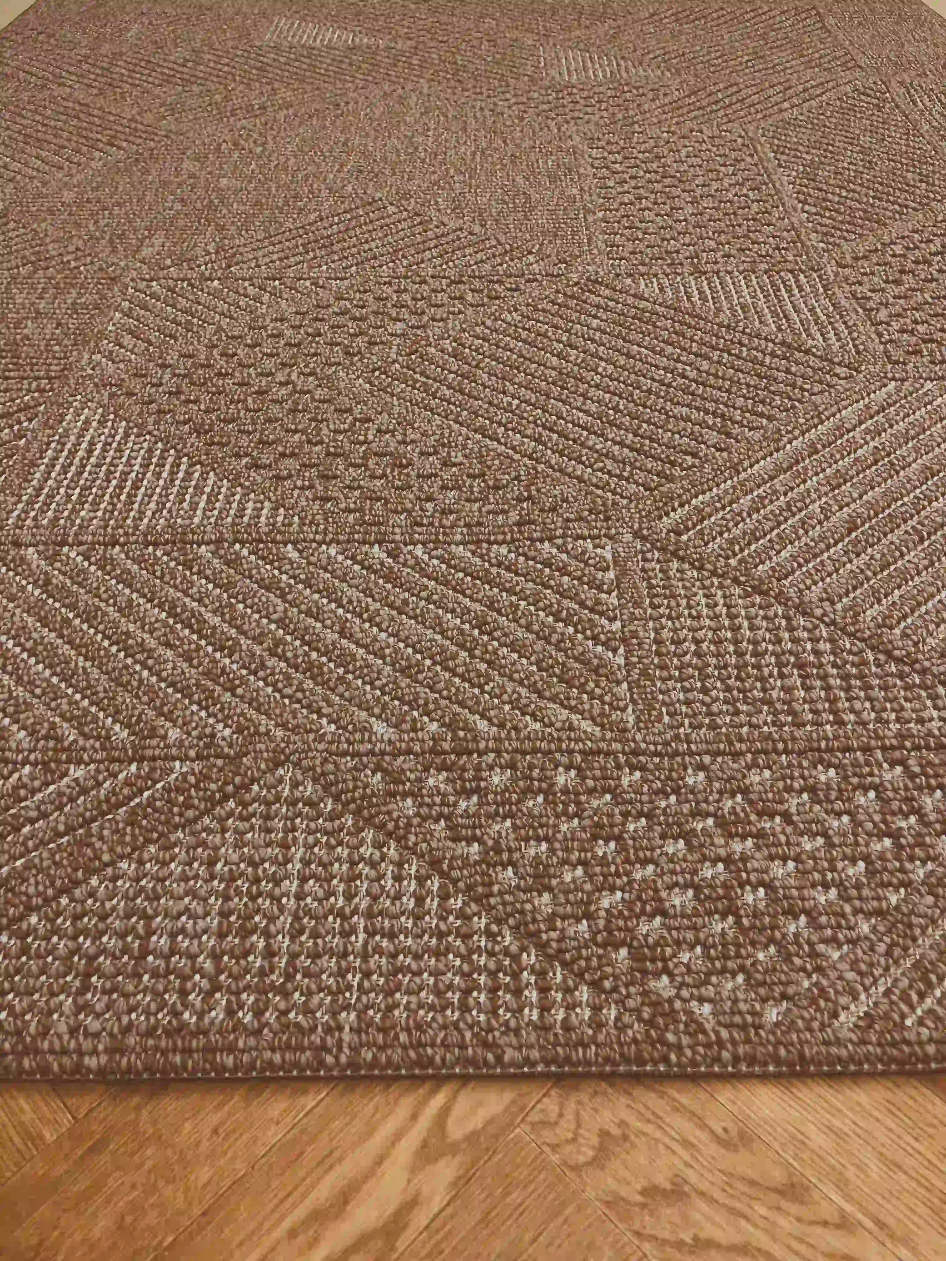 שטיח וויב לולאות 268 01 בז'/חום | WEAVE