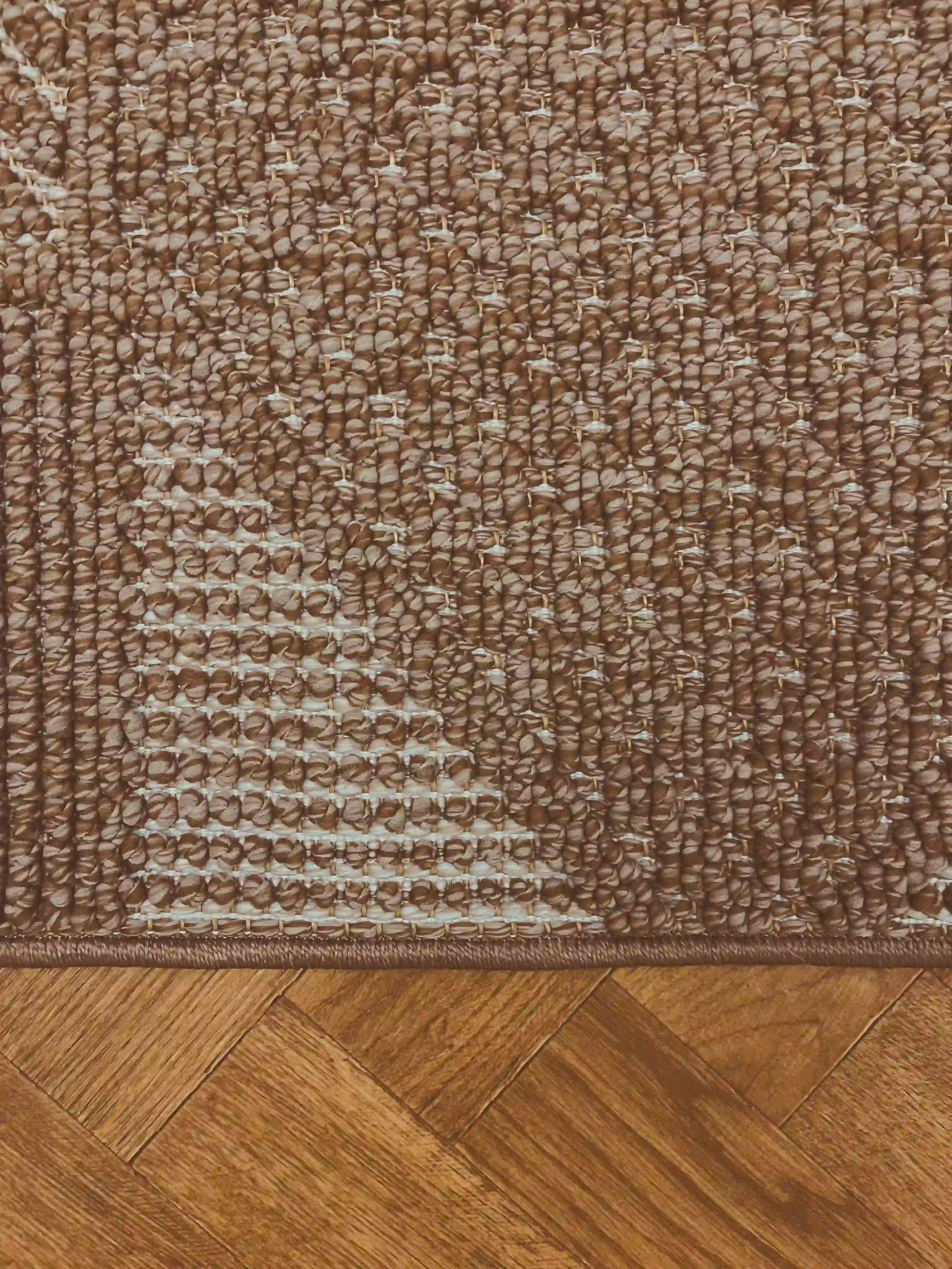שטיח וויב לולאות 268 01 בז'/חום | WEAVE