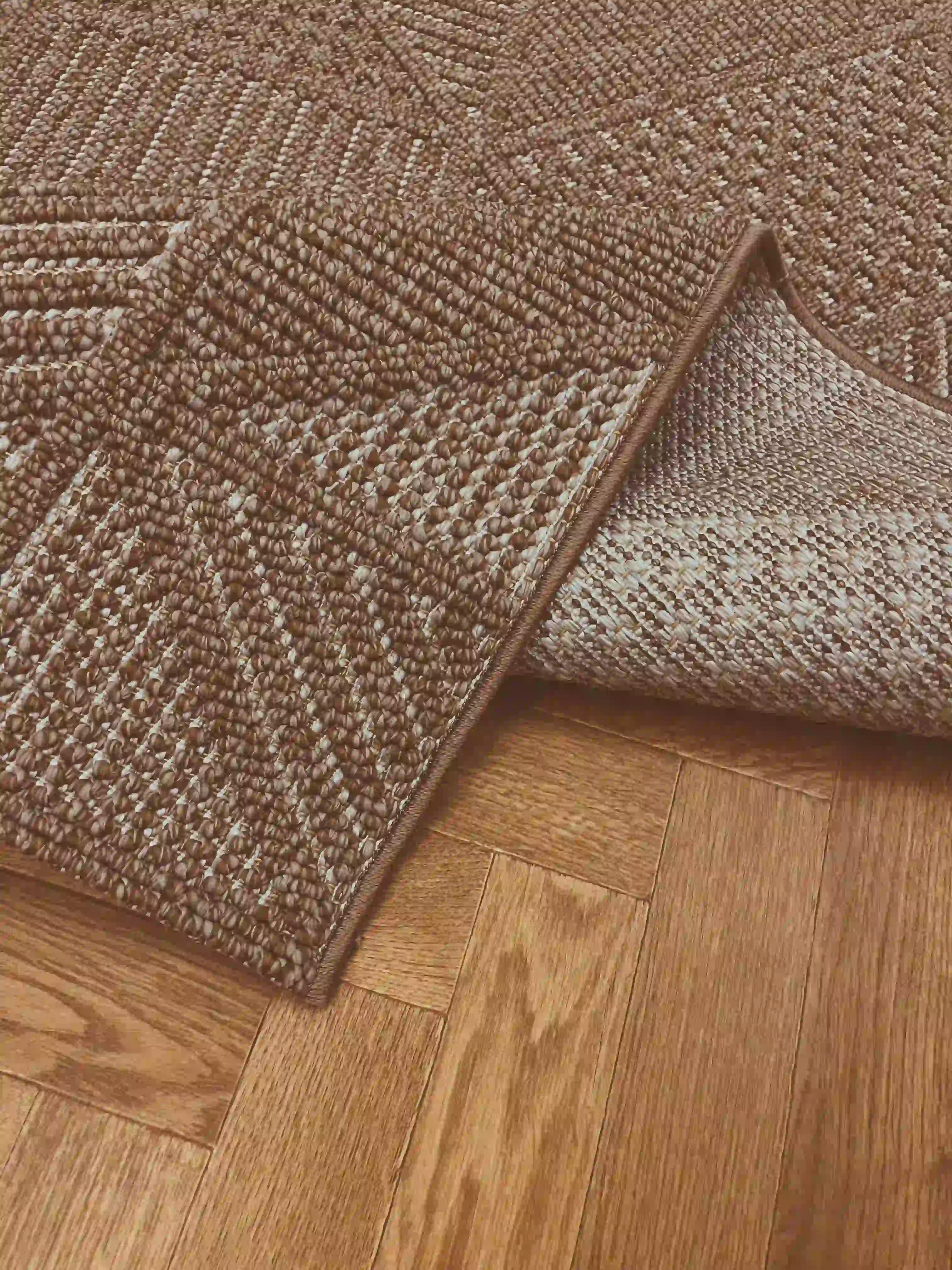 שטיח וויב לולאות 268 01 בז'/חום | WEAVE