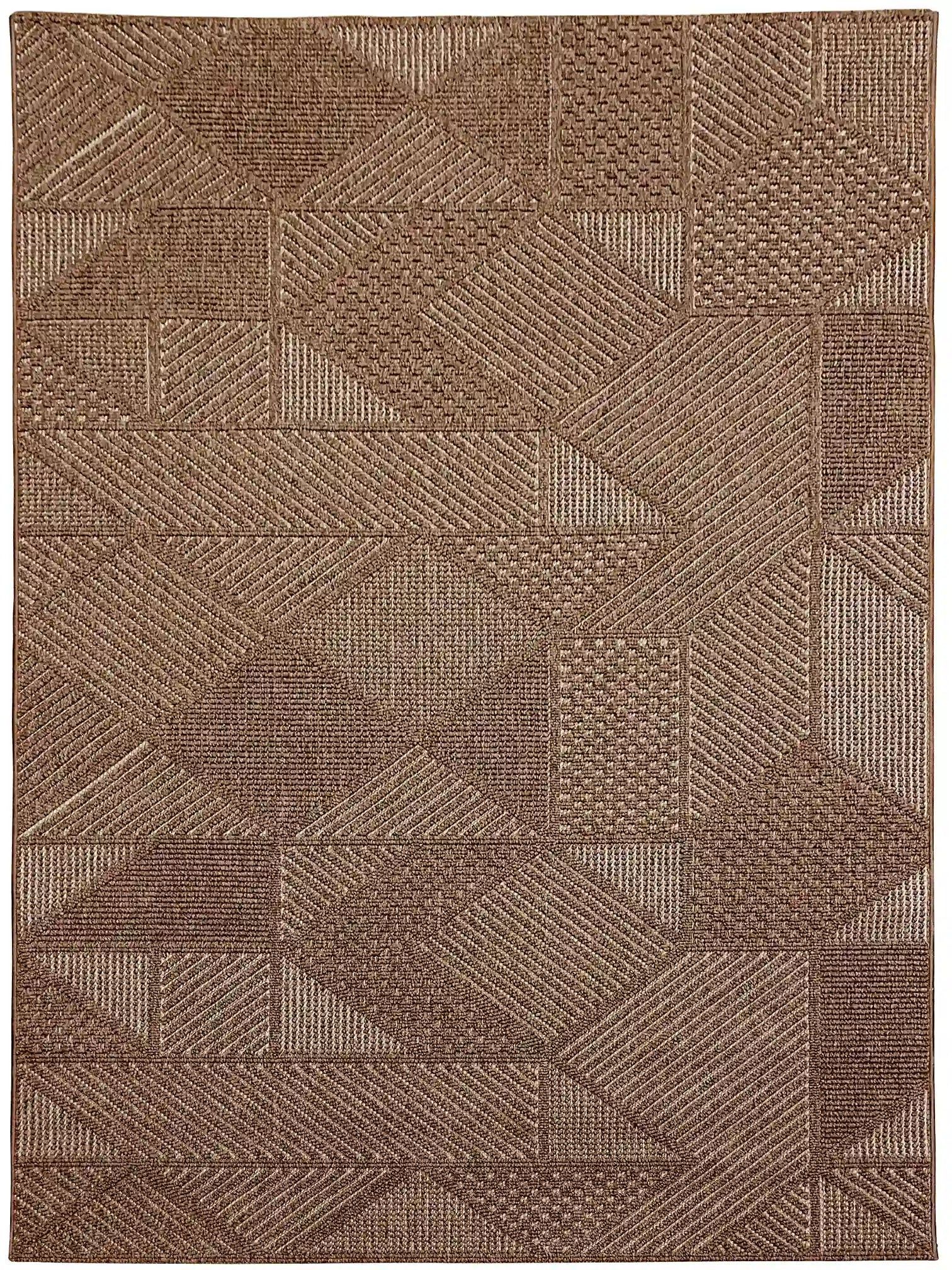 שטיח וויב לולאות 268 01 בז'/חום | WEAVE