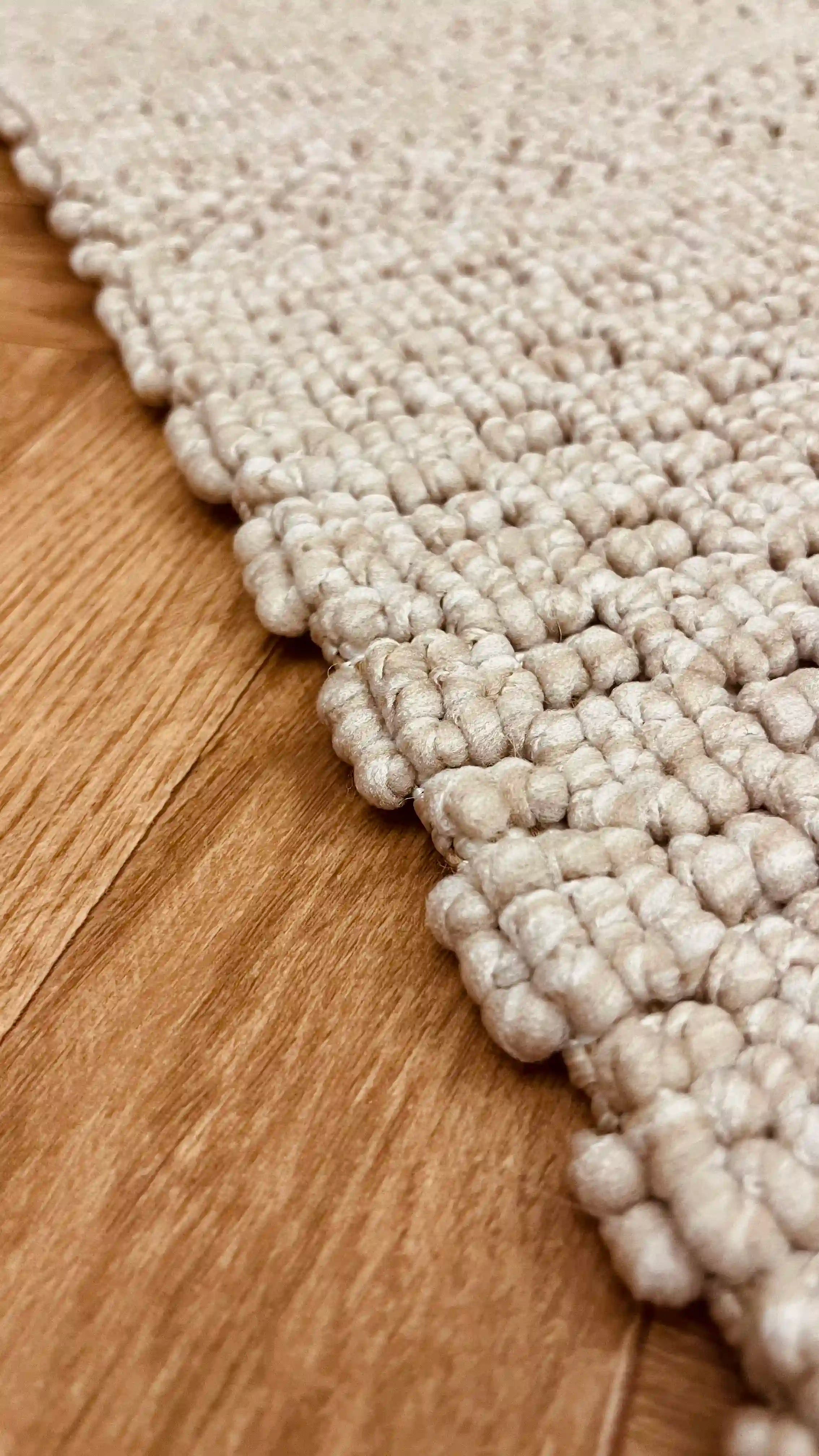 שטיח וויב לולאות 268 02 קרם | WEAVE