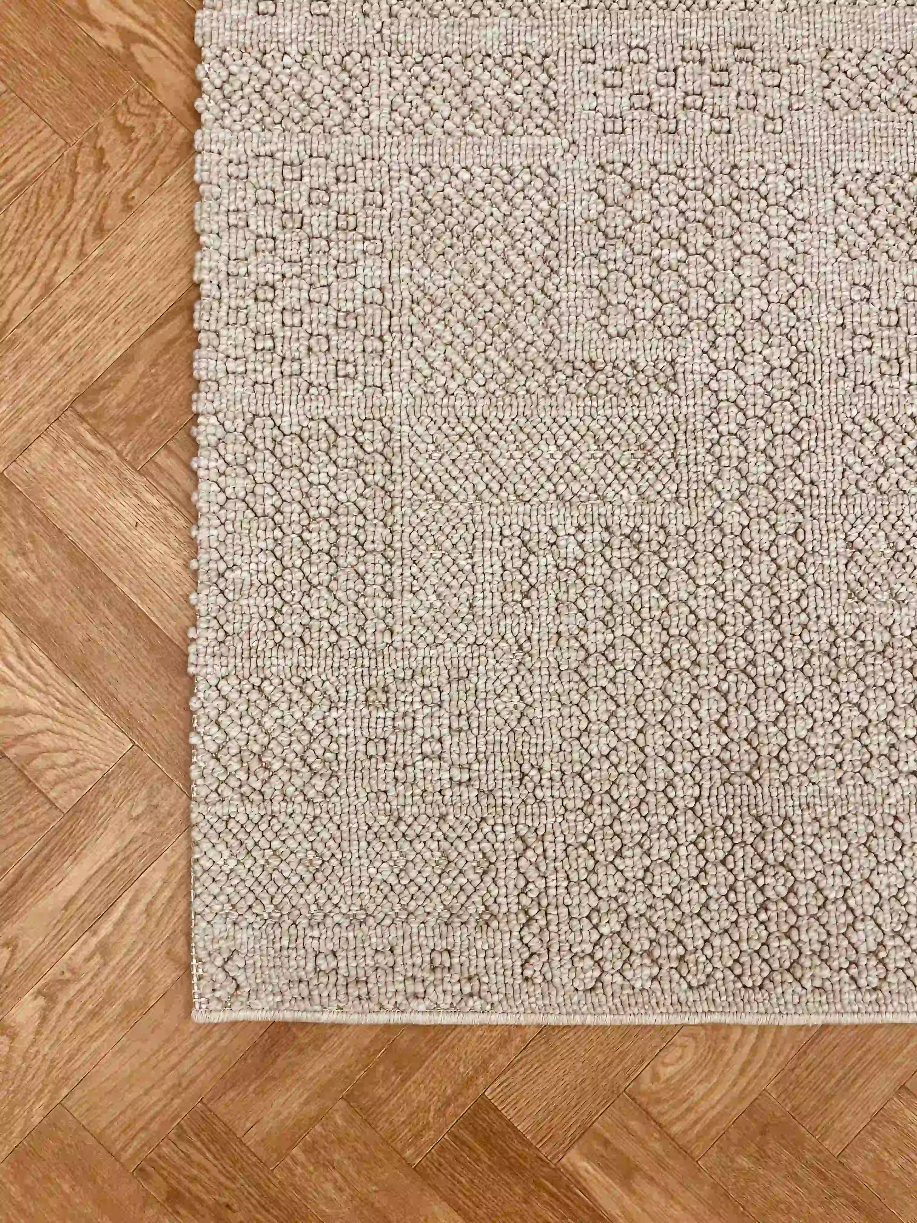 שטיח וויב לולאות 268 02 קרם | WEAVE