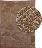 שטיח וויב לולאות 268 01 בז'/חום | WEAVE