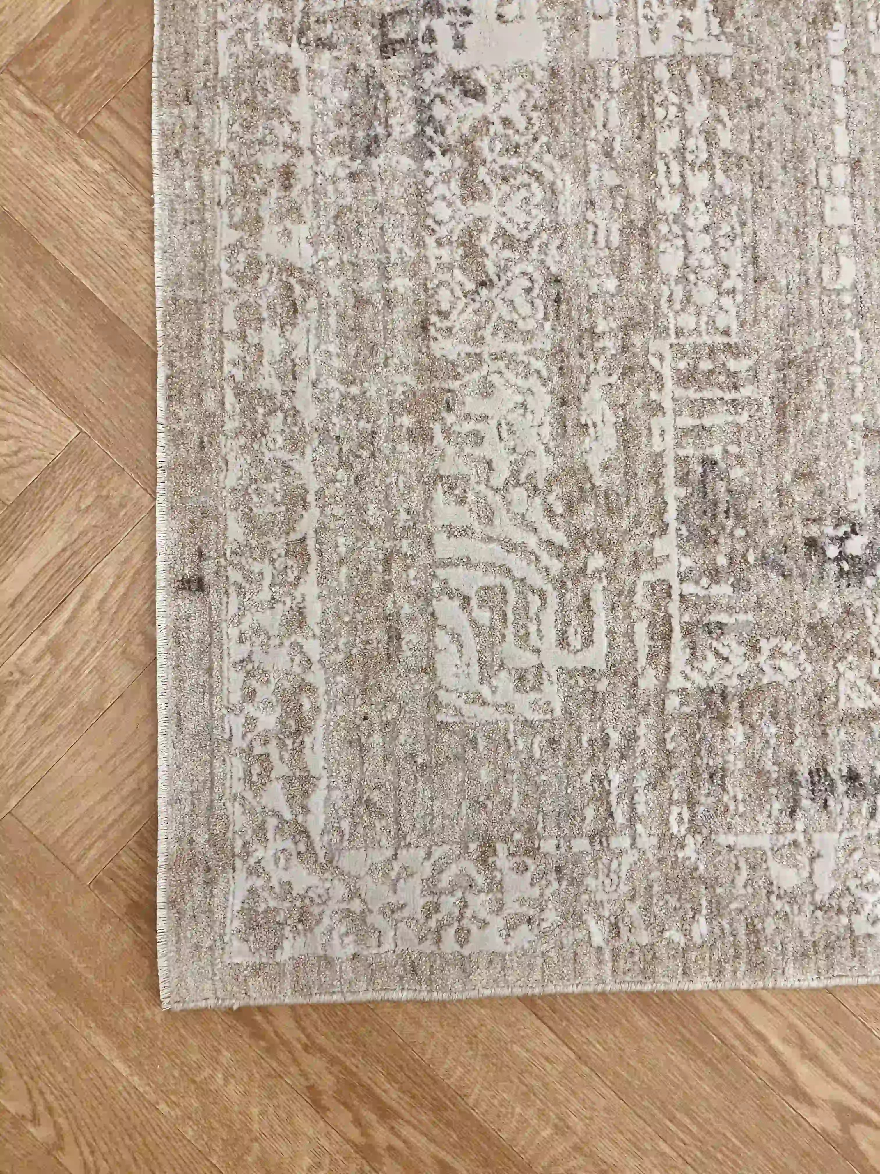 שטיח וינטג' לופט 440 בז' אפור | LOFT