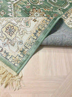 שטיח וינטג' משי 639 05 ירוק | SILK