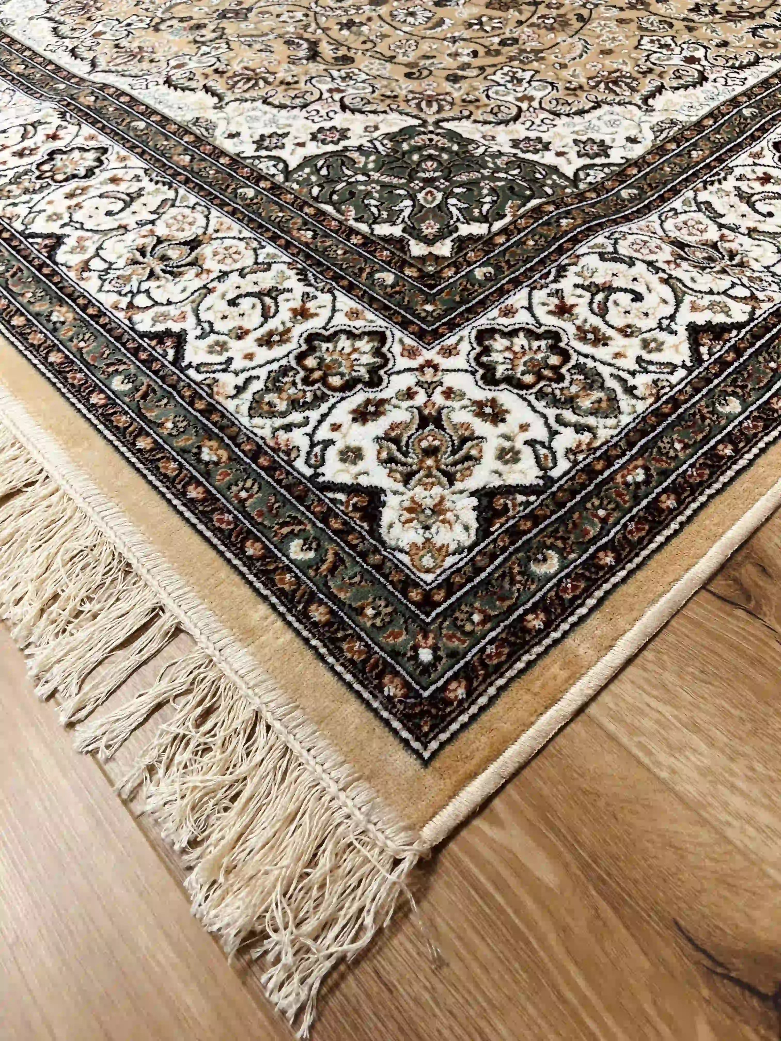 שטיח וינטג' משי 639 08 זהב | SILK