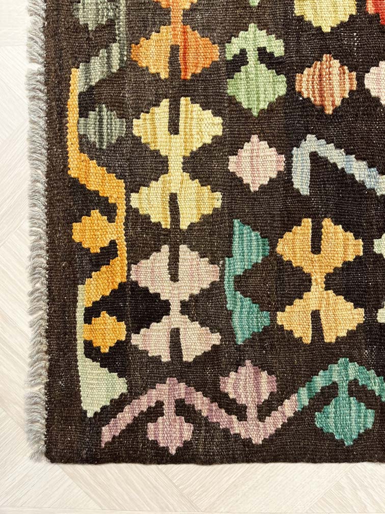 שטיח קילים 673 חום-קפה/צבעוני  297*204 | KILIM