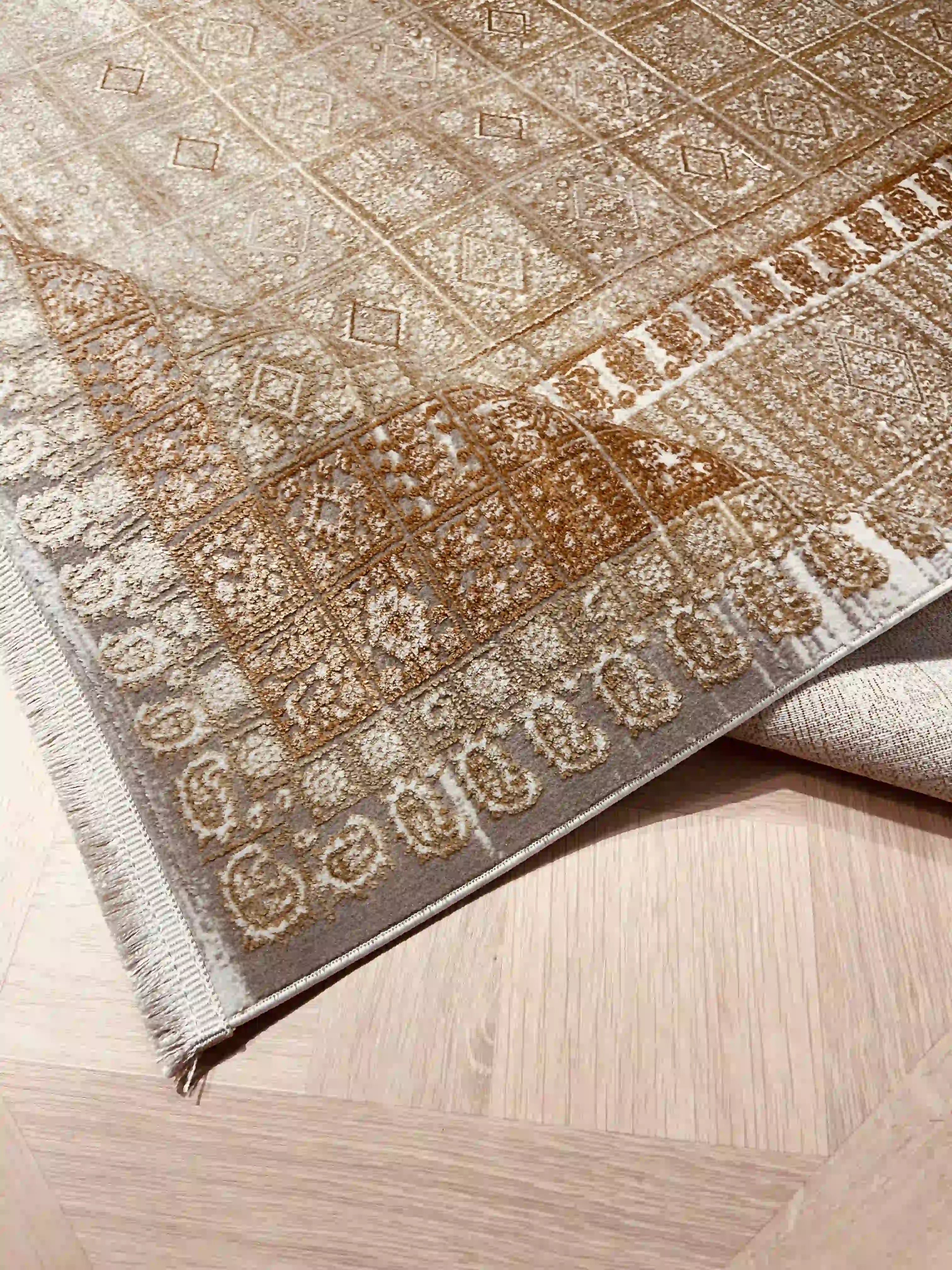 שטיח בוטיק 416 כתום/בז' | BOUTIQUE