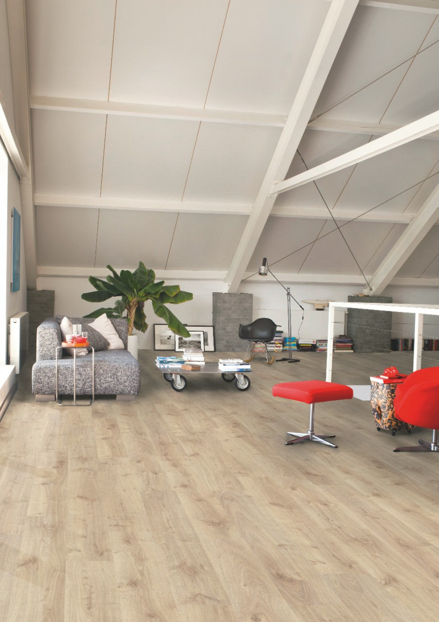 פרקט למינציה קוויק סטפ קראו אלון טבעי 3182 quick step creo virginia oak natural