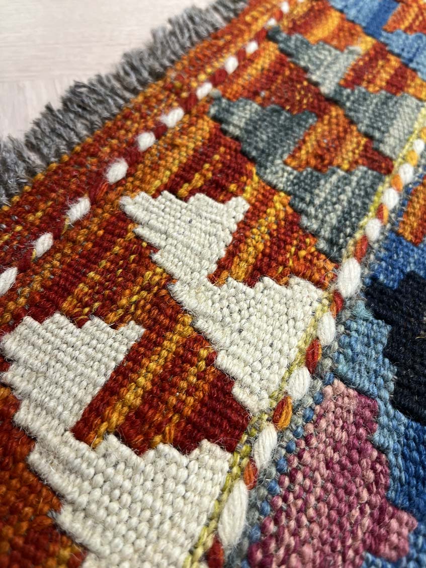 שטיח קילים 672 כתום/צבעוני 248*182 | KILIM