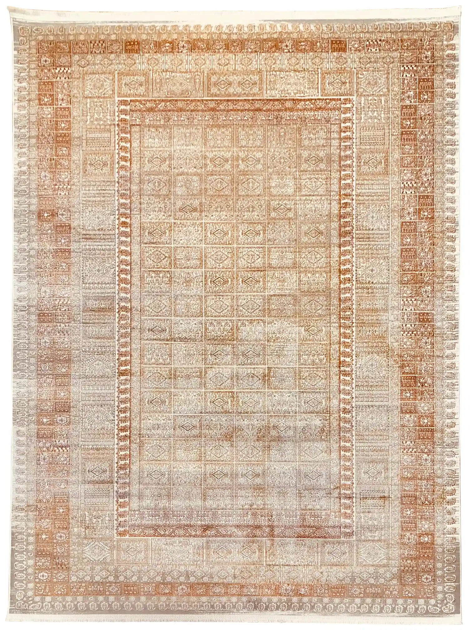 שטיח בוטיק 416 כתום/בז' | BOUTIQUE