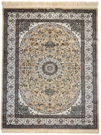 שטיח וינטג' משי 639 08 זהב | SILK
