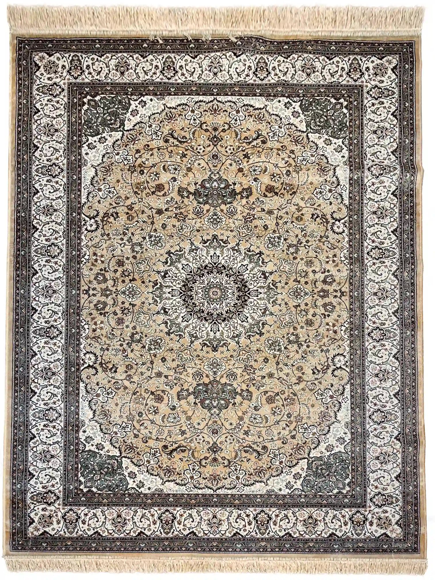 שטיח וינטג' משי 639 08 זהב | SILK