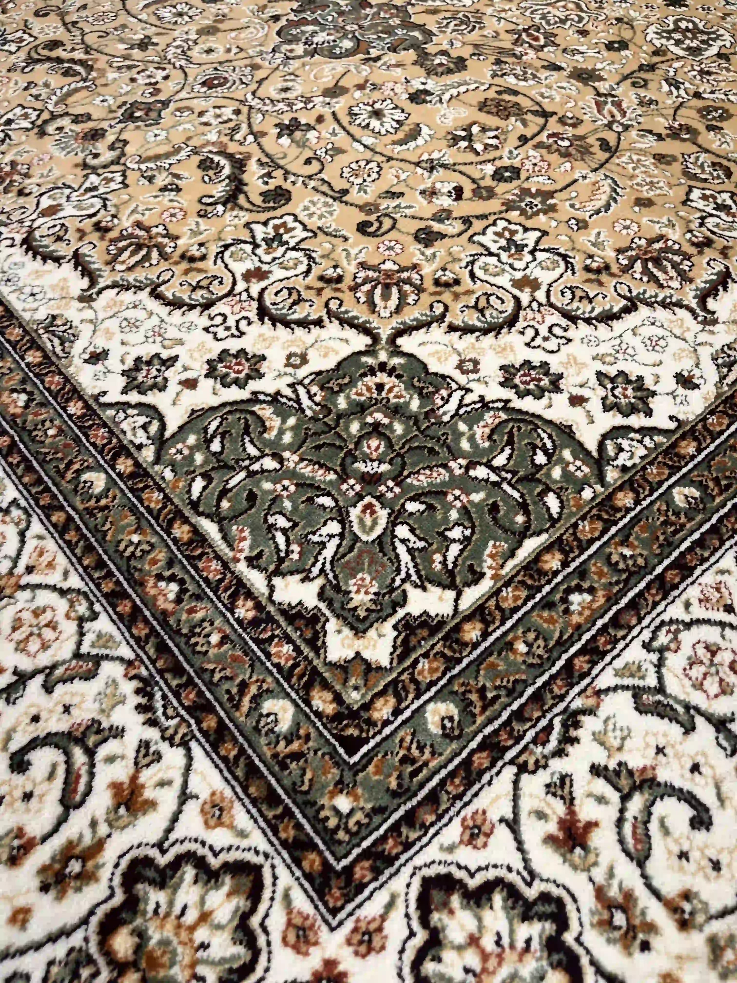 שטיח וינטג' משי 639 08 זהב | SILK