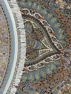 שטיח טהרן עגול 631 תכלת | TEHRAN