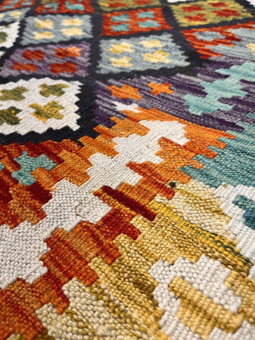 שטיח קילים 674 קרם/צבעוני  298*202 KILIM
