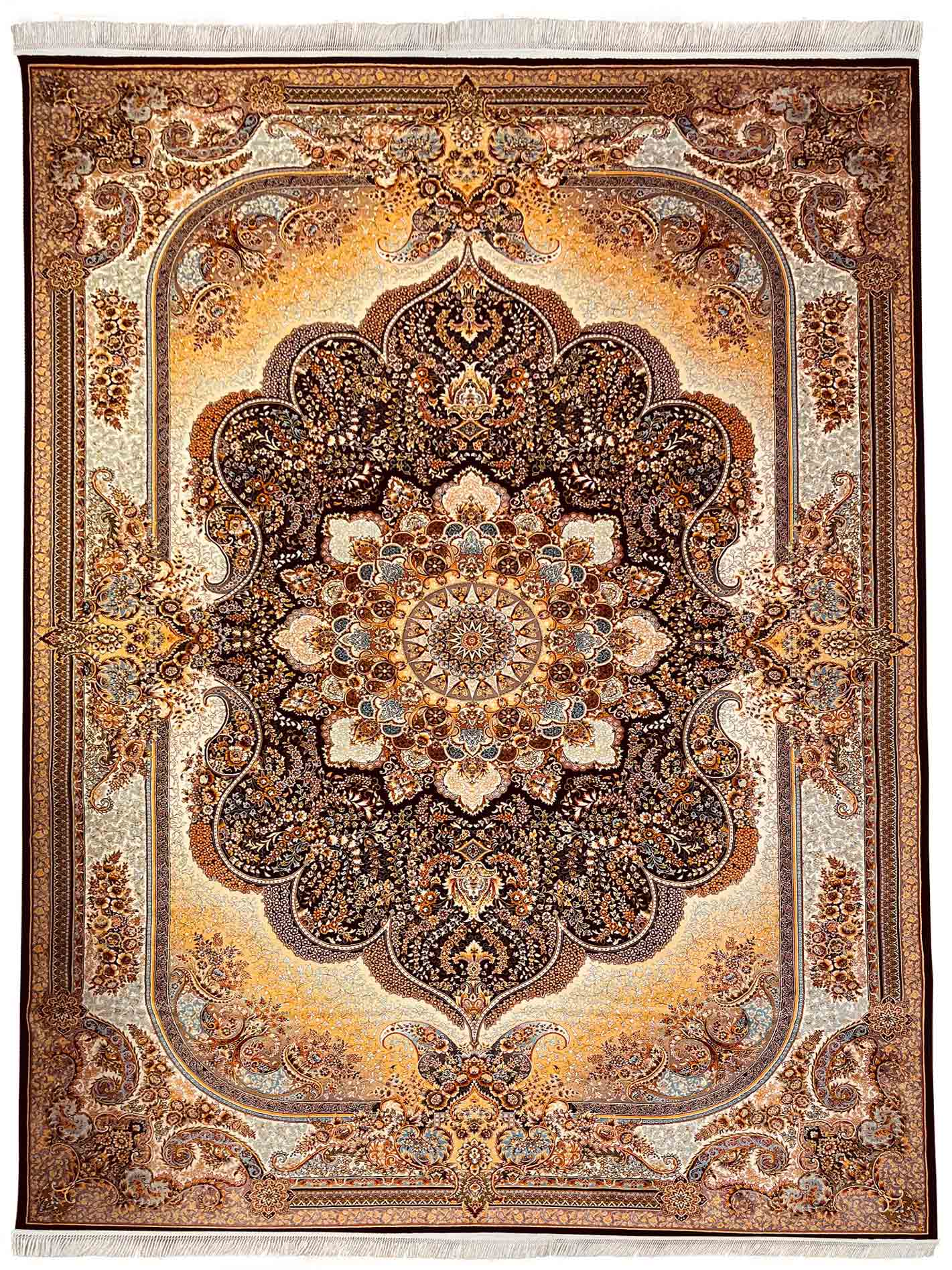 שטיח טהרן 634 בז'/שחור | TEHRAN