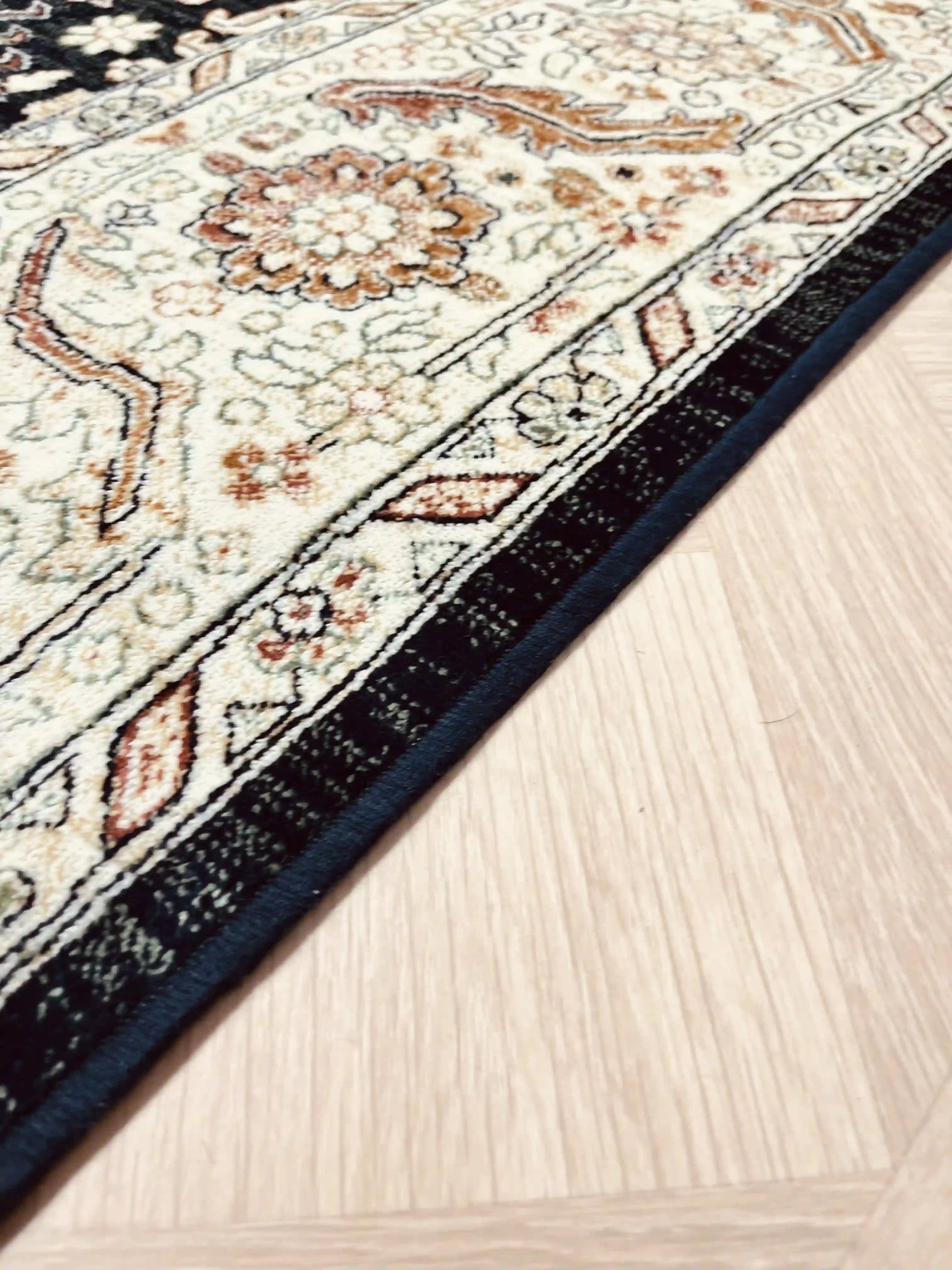 שטיח וינטג' משי 639 01 כחול כהה | SILK