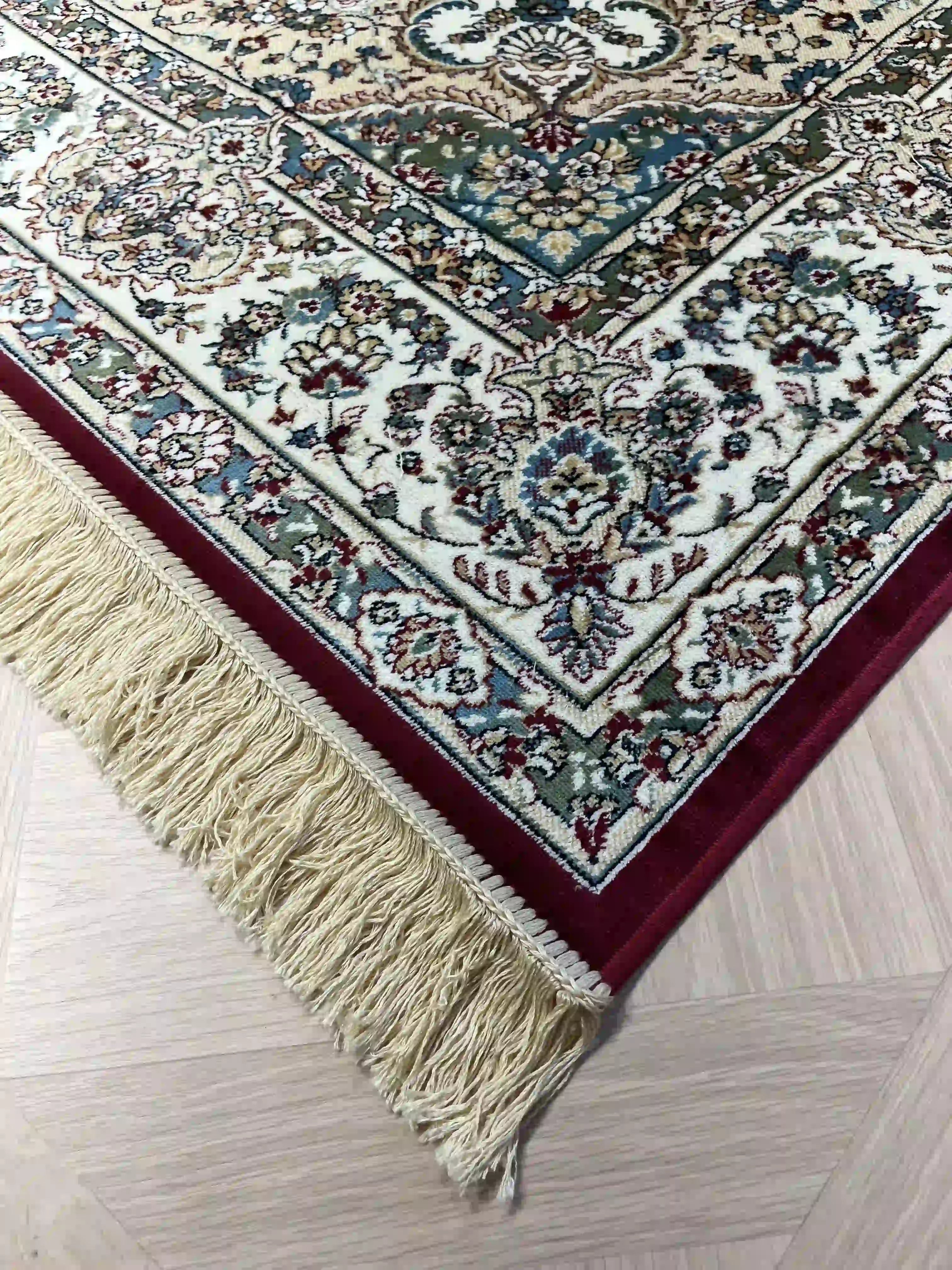 שטיח פרסי משי 639 02 אדום/צבעוני | SILK