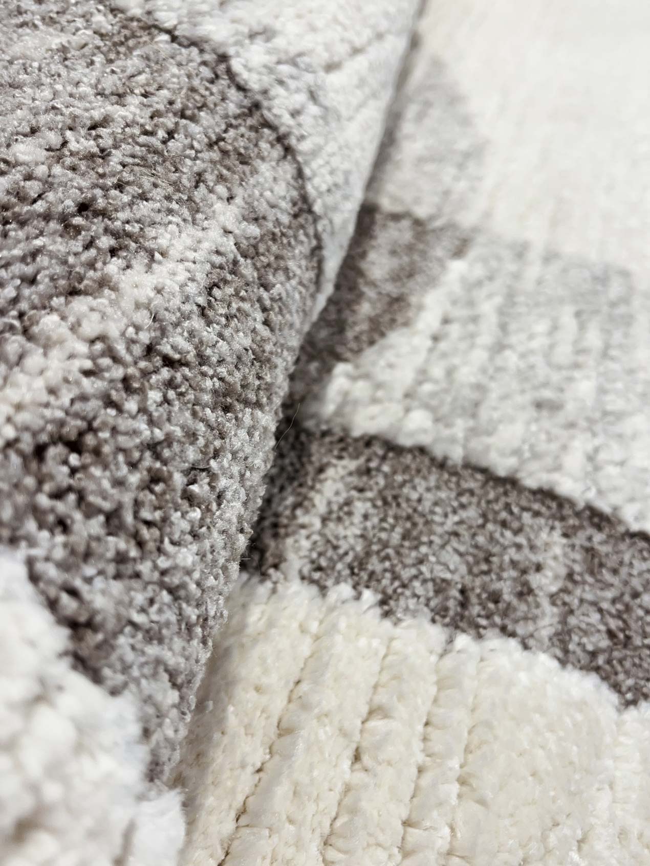 שטיח לורן 26 קרם/אפור/חום | LOREN