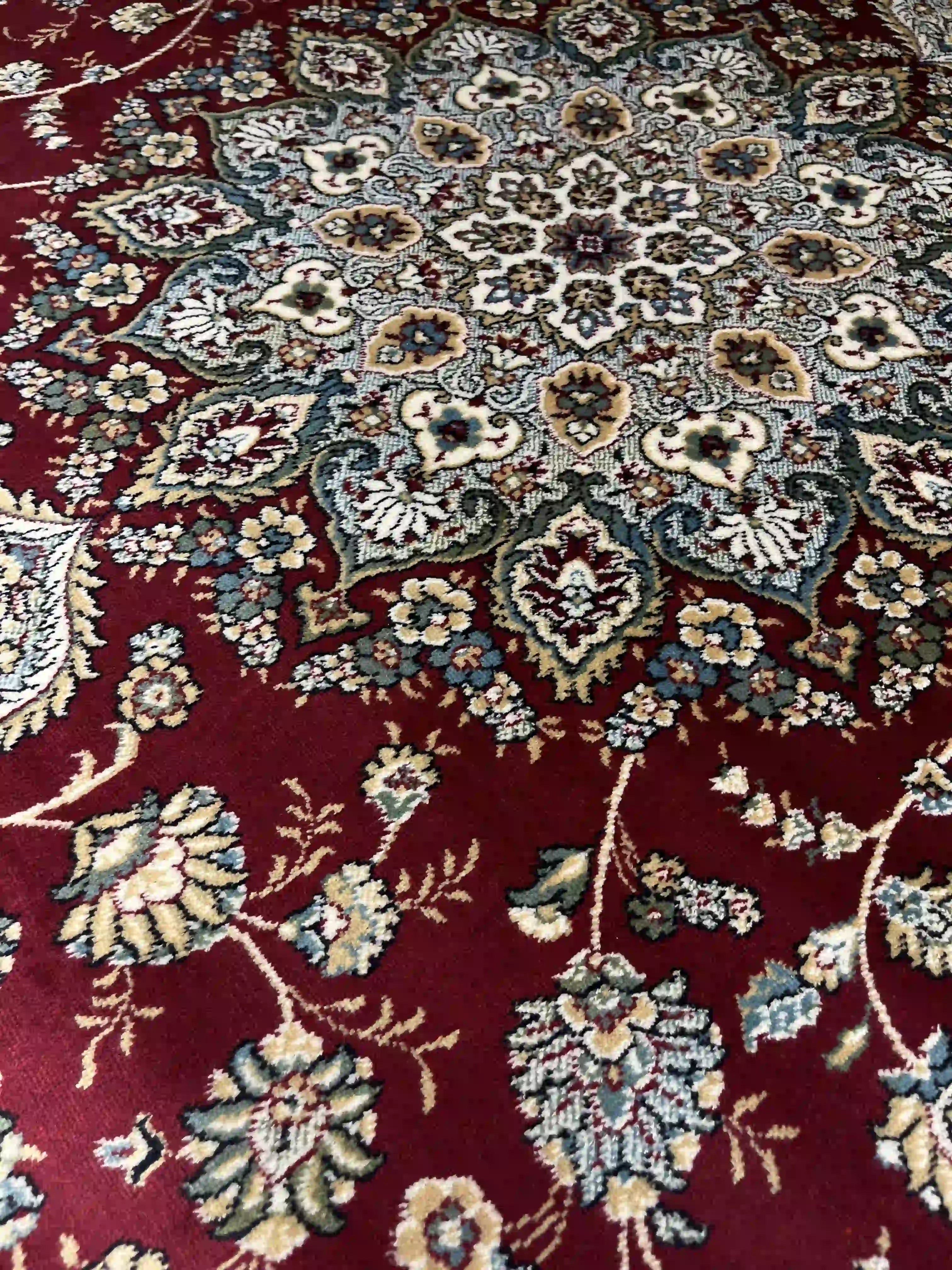 שטיח פרסי משי 639 02 אדום/צבעוני | SILK