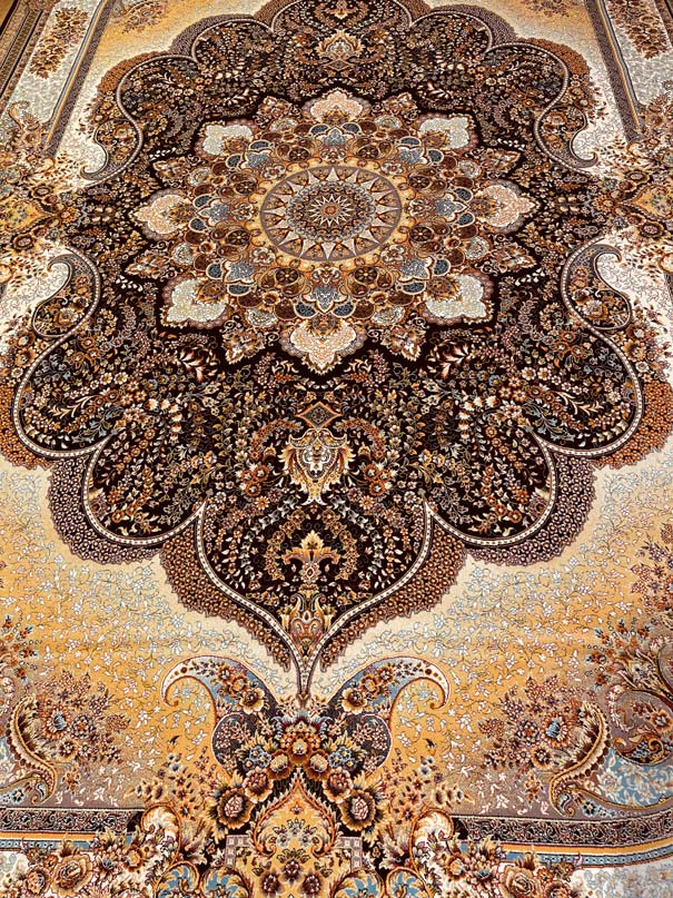 שטיח טהרן 634 בז'/שחור | TEHRAN