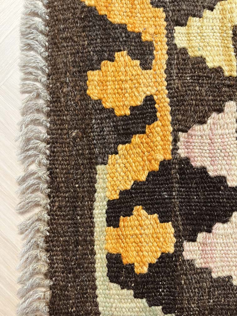 שטיח קילים 673 חום-קפה/צבעוני  297*204 | KILIM