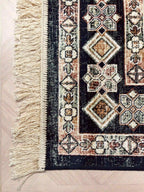 שטיח וינטג' משי 639 07 כחול | SILK