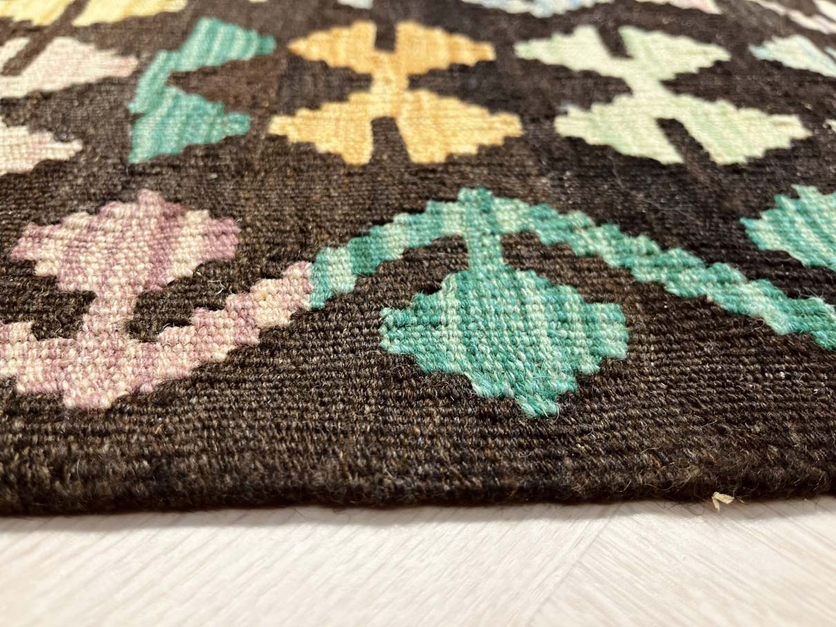 שטיח קילים 673 חום-קפה/צבעוני  297*204 | KILIM