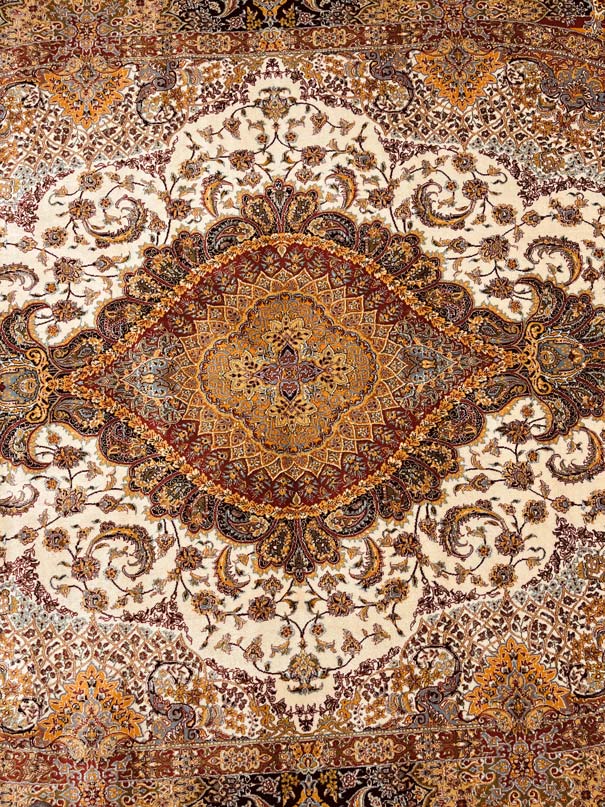שטיח טהרן 633 בז'/כתום | TEHRAN