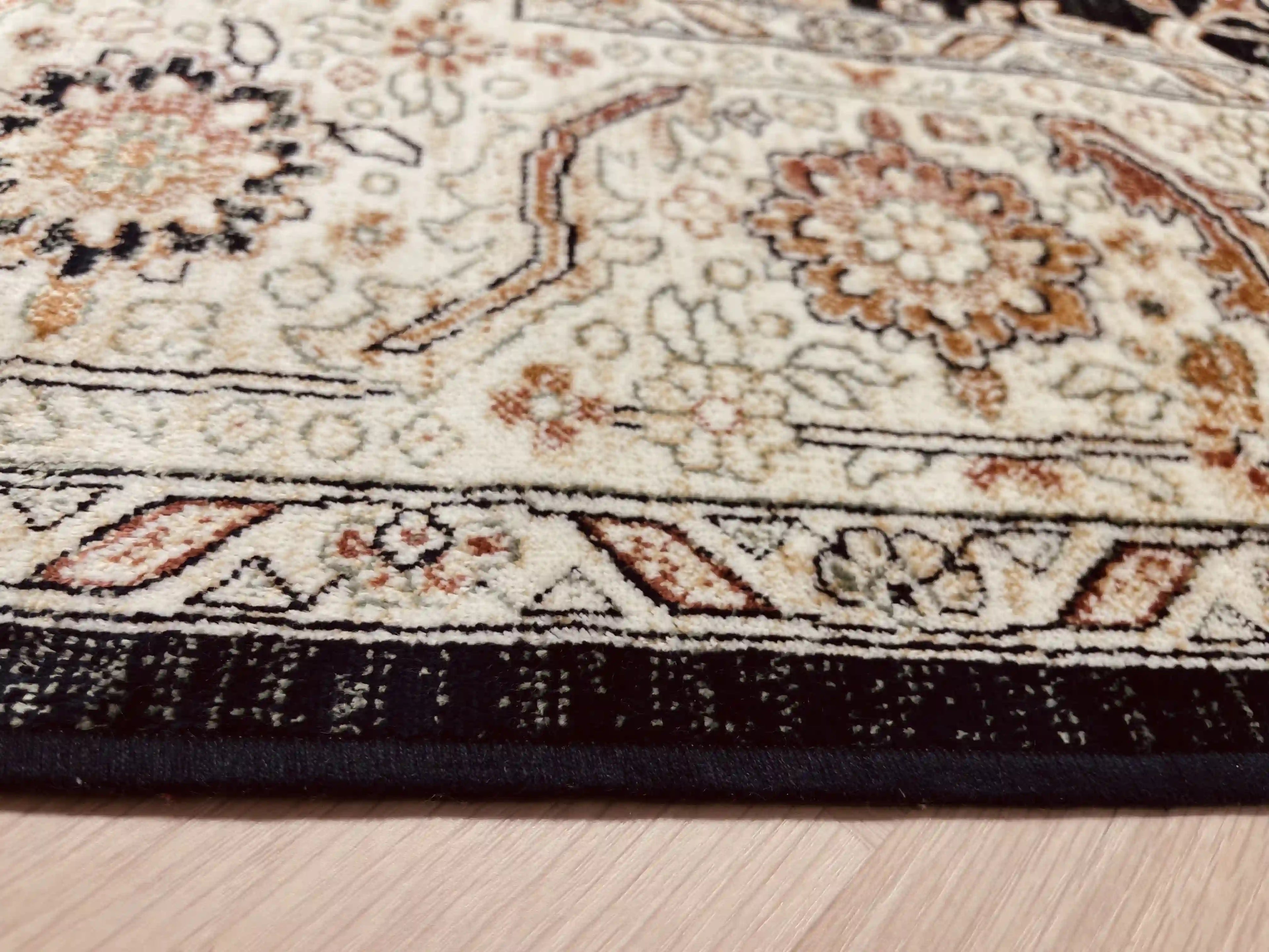 שטיח וינטג' משי 639 01 כחול כהה | SILK