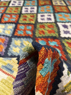 שטיח קילים 674 קרם/צבעוני  298*202 KILIM