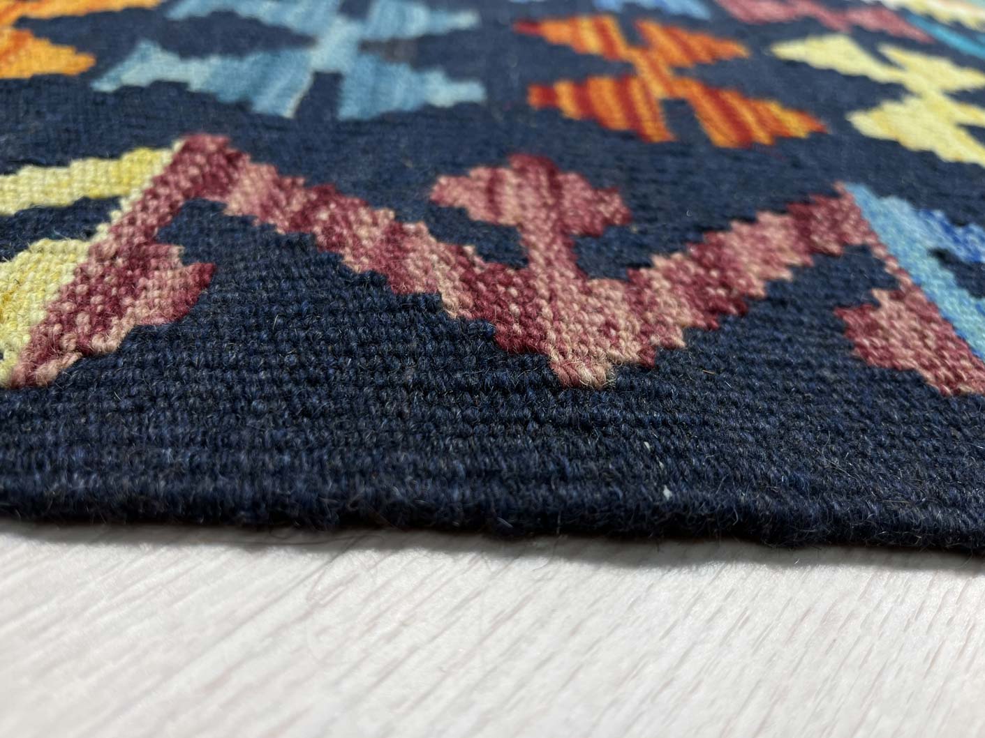 שטיח קילים מסגרת 665 כחול-כהה/צבעוני 245*179 | KILIM