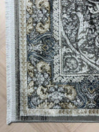 שטיח בוטיק 416 01 אפור/זהב/כחול | BOUTIQUE