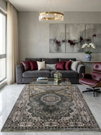 שטיח פלורה 560 אפור | FLORA