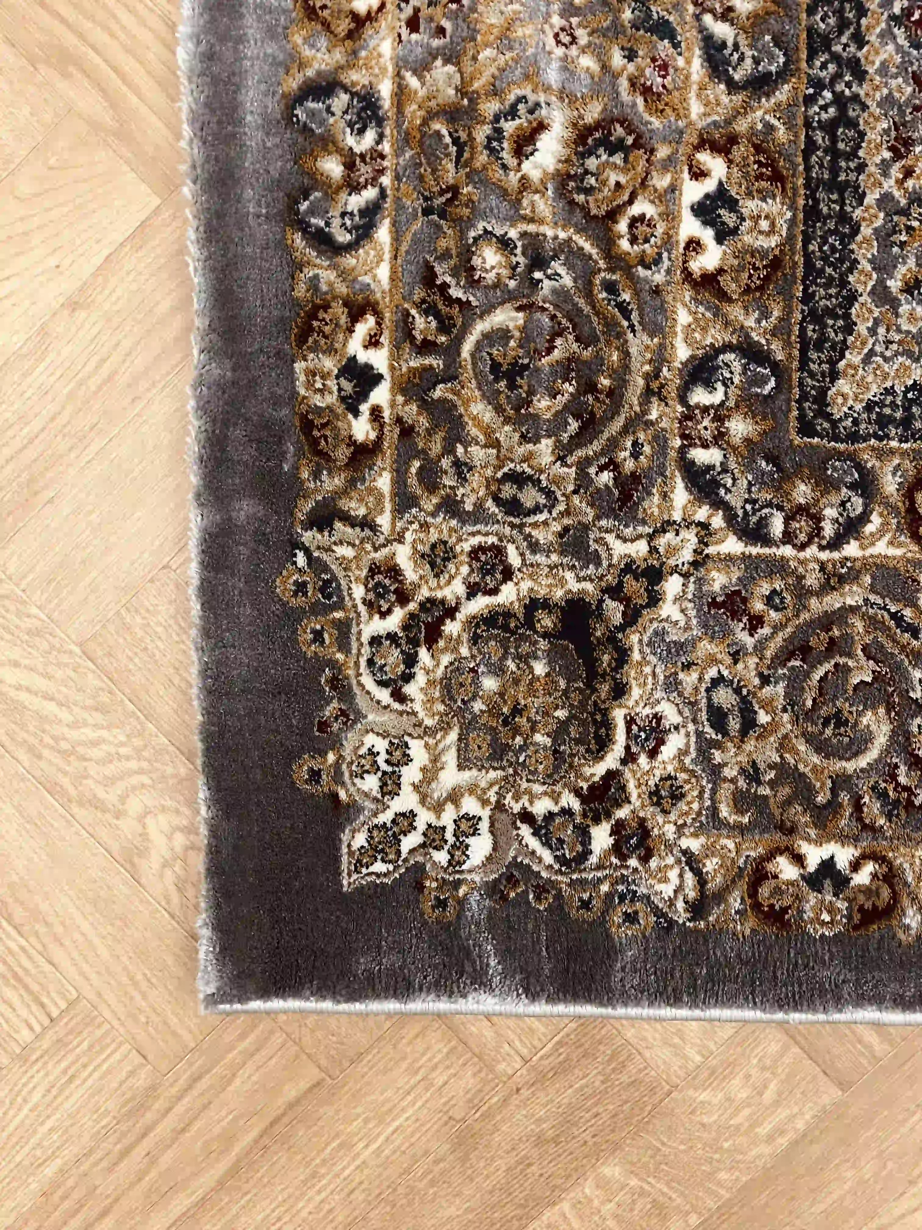 שטיח טבריז 626 01 אפור | TABRIZ