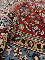שטיח טבריז עתיק עבודת יד 919 אדום/כחול 325*220 | TABRIZ