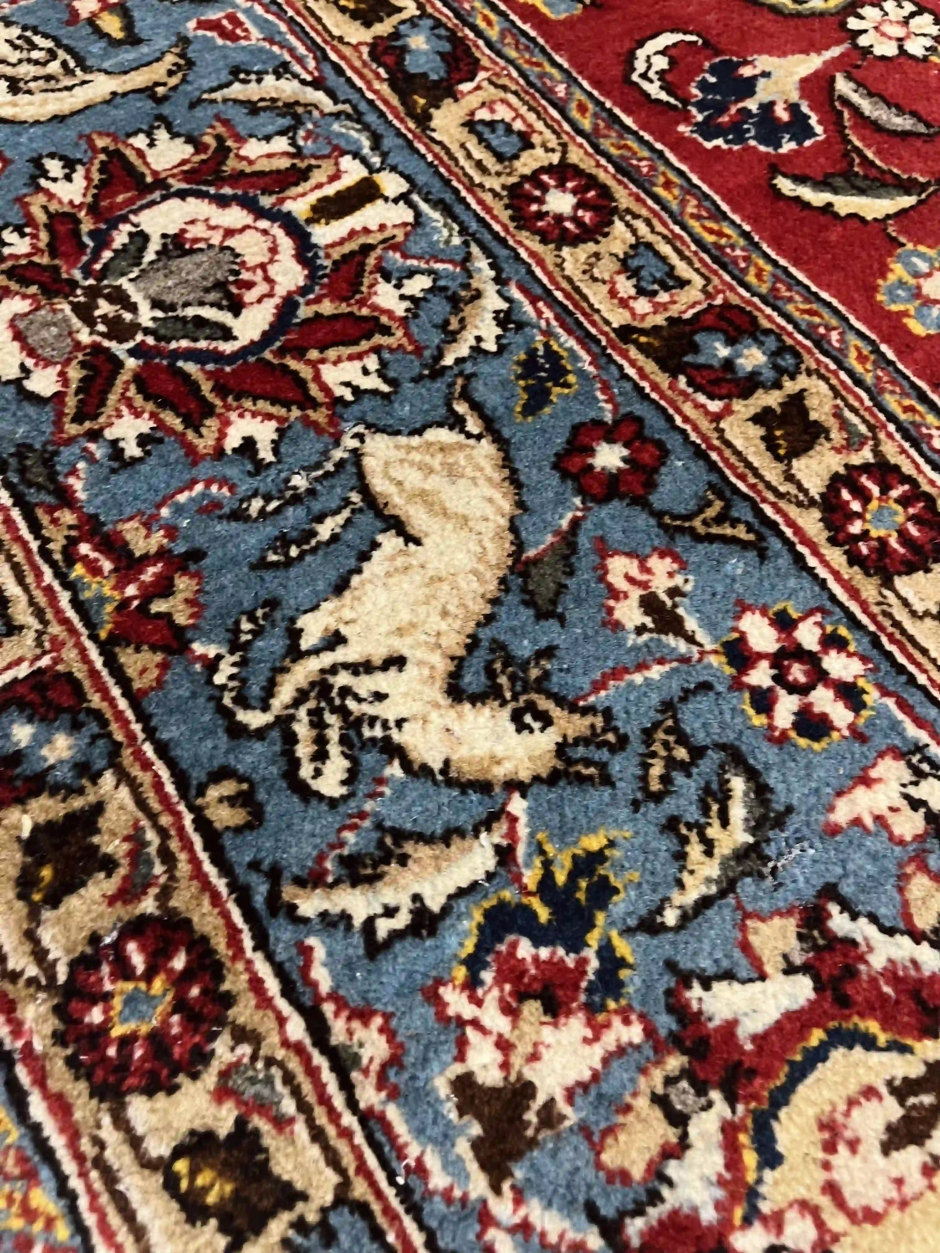 שטיח טבריז עתיק עבודת יד 919 אדום/כחול 325*220 | TABRIZ