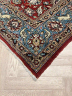 שטיח טבריז עתיק עבודת יד 919 אדום/כחול 325*220 | TABRIZ