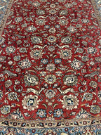 שטיח טבריז עתיק עבודת יד 919 אדום/כחול 325*220 | TABRIZ