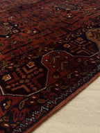 שטיח אפגני ארזרי 991 01 אדום 130*106 | AFGHAN ERZARI