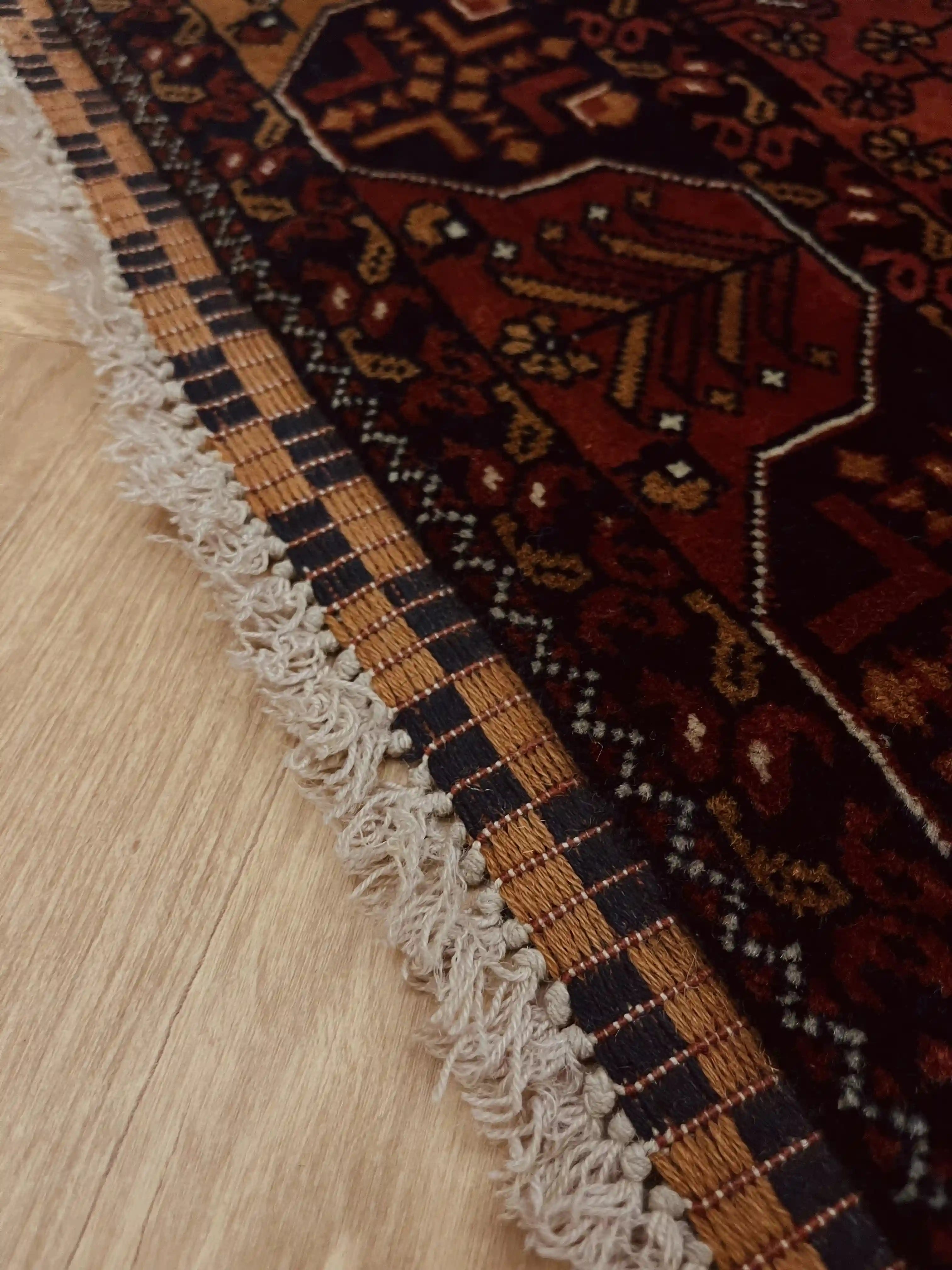 שטיח אפגני ארזרי 991 01 אדום 130*106 | AFGHAN ERZARI
