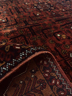 שטיח אפגני ארזרי 991 01 אדום 130*106 | AFGHAN ERZARI