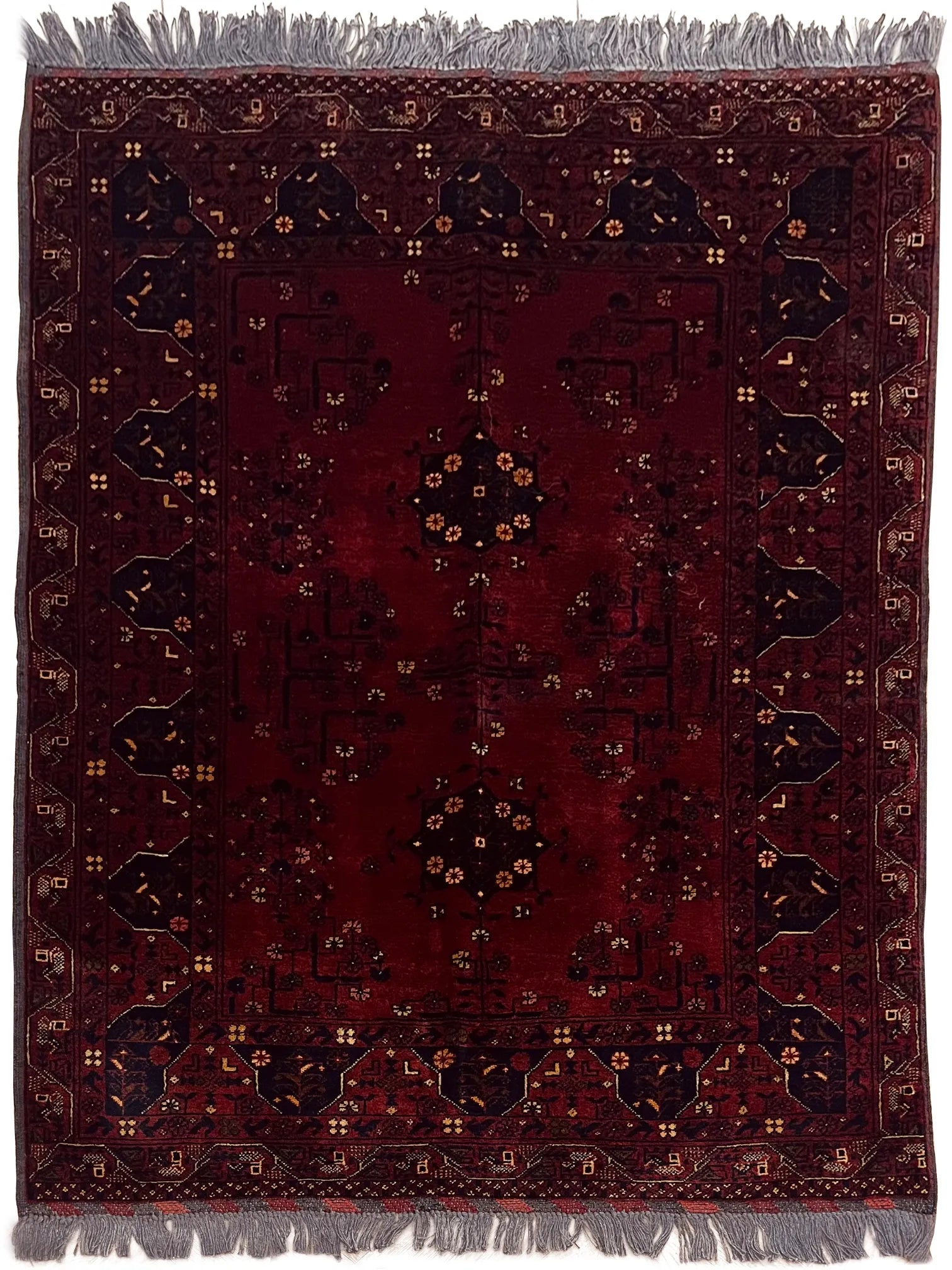 שטיח אפגני ארזרי 991 02 אדום 145*100 | AFGHAN ERZARI